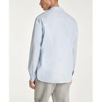 The Kooples - Camicia in cotone azzurro - Uomo