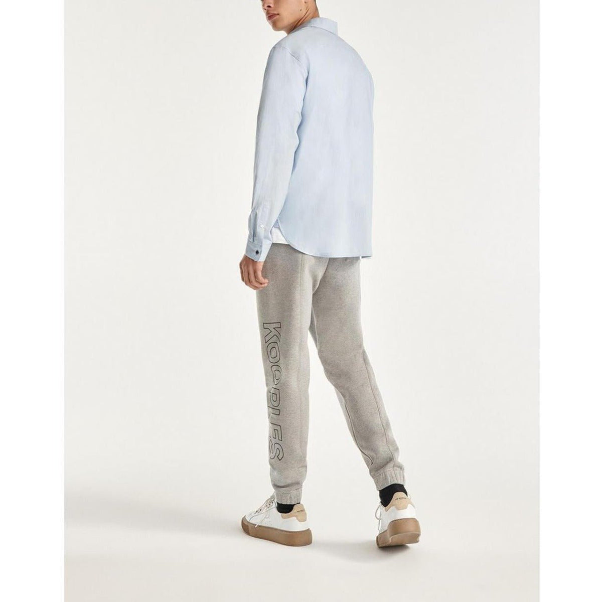 The Kooples - Camicia in cotone azzurro - Uomo