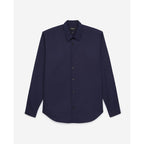 The Kooples - Camisa de Algodón Azul Marino Abotonada - Hombre