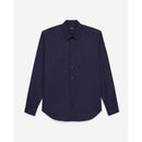 The Kooples - Chemise Coton Bleu Marine Boutonnée - Homme