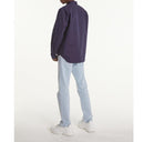 The Kooples - Chemise Coton Bleu Marine Boutonnée - Homme