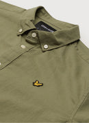 Lyle & Scott - Chemise En Lin - Moss - Homme