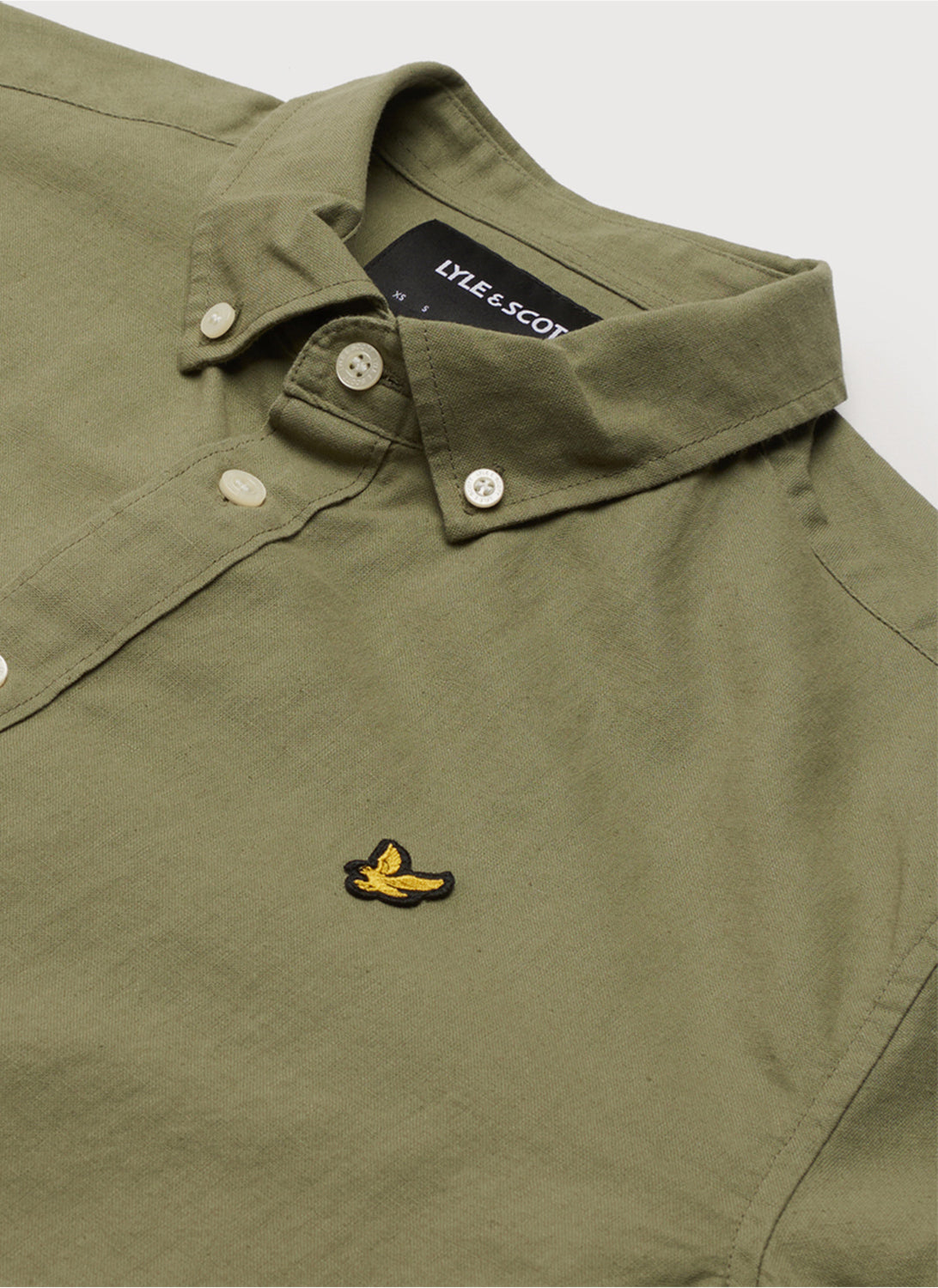 Lyle & Scott - Linen Shirt - Moss - Men