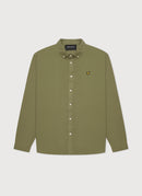 Lyle & Scott - Chemise En Lin - Moss - Homme