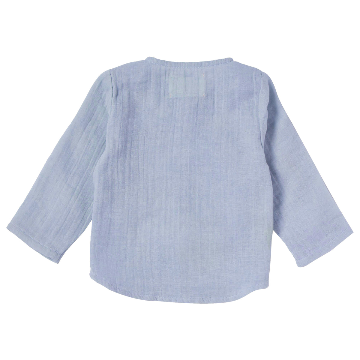 Chemise garçon double gaze uni Elliott