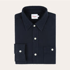 Camisa En Franela Gruesa Marino