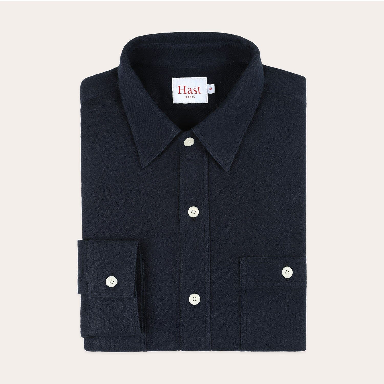 Camisa En Franela Gruesa Marino