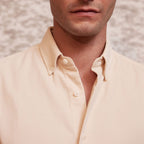 Chemise En Velours Côtelé Écru