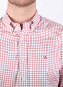 Hackett - Chemise Flannel Checked - 3Aepink White - Homme