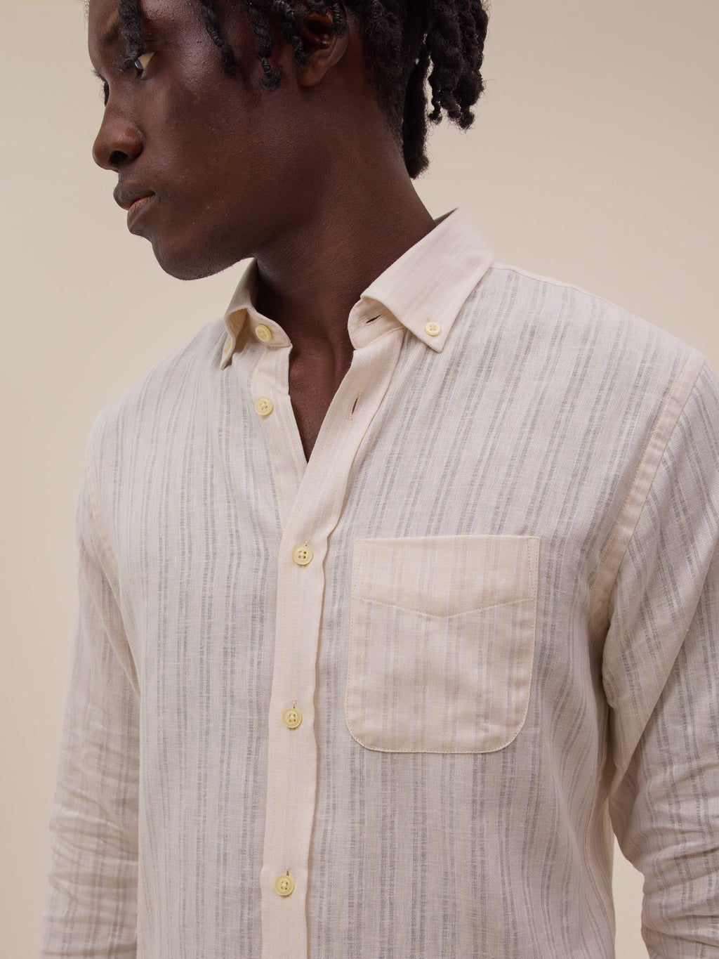 Chemise Ava - Crème - Homme