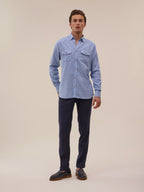 Men's Achille Shirt - Sky Blue Linen