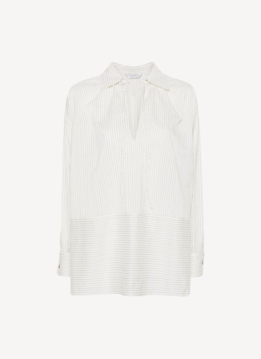 Max Mara - Camisa de Rayas Saletta - Blanco - Mujer