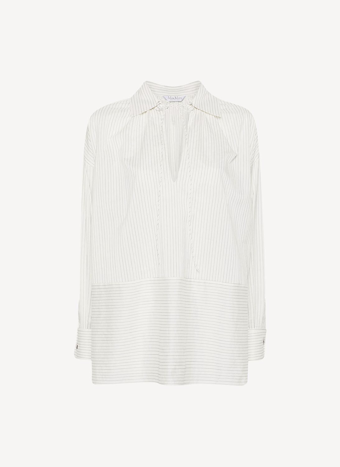 Max Mara - Camisa de Rayas Saletta - Blanco - Mujer