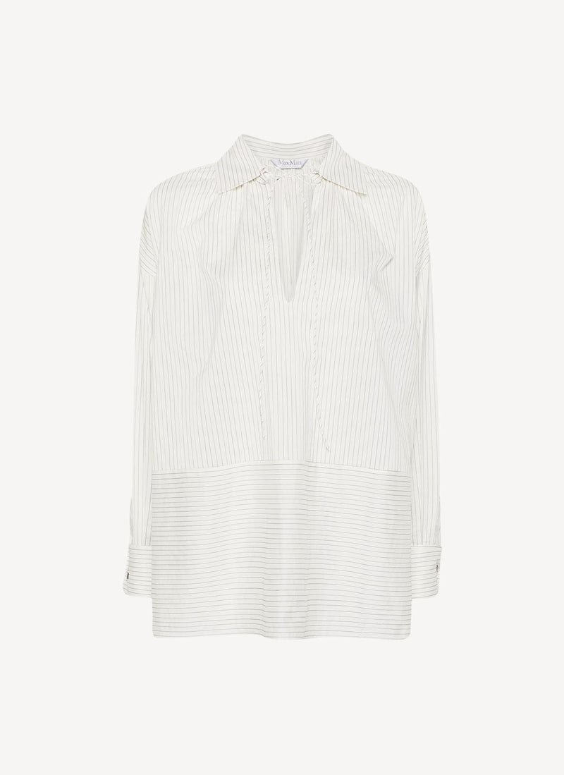 Max Mara - Saletta Striped Shirt - White - Women