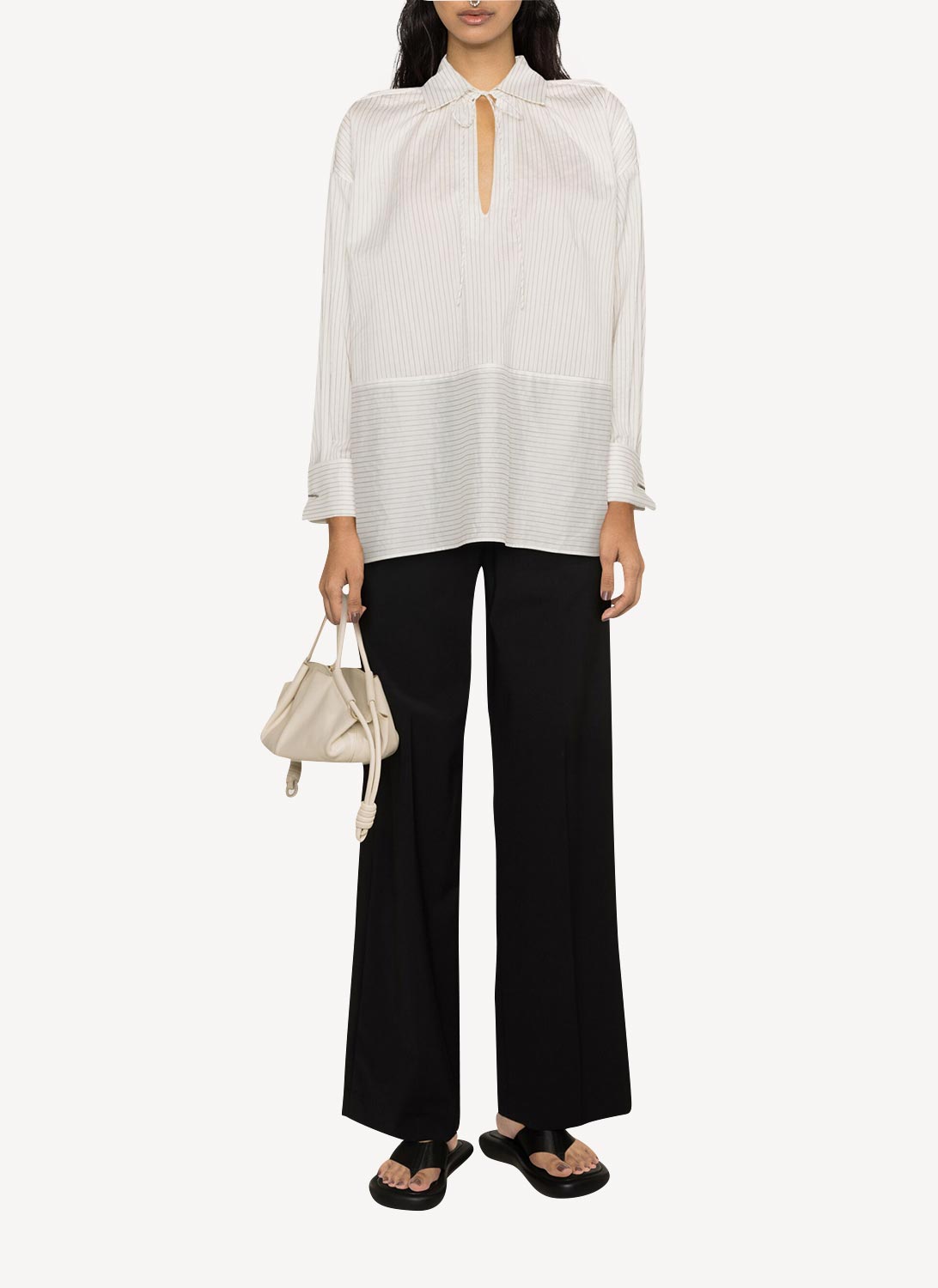 Max Mara - Camisa de Rayas Saletta - Blanco - Mujer