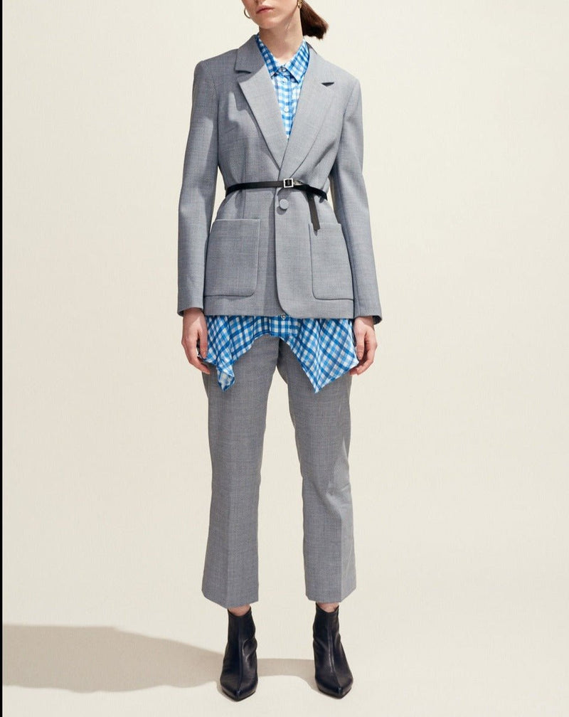 Claudie Pierlot - Chemise Sans Manche - Camomille - Bleuet