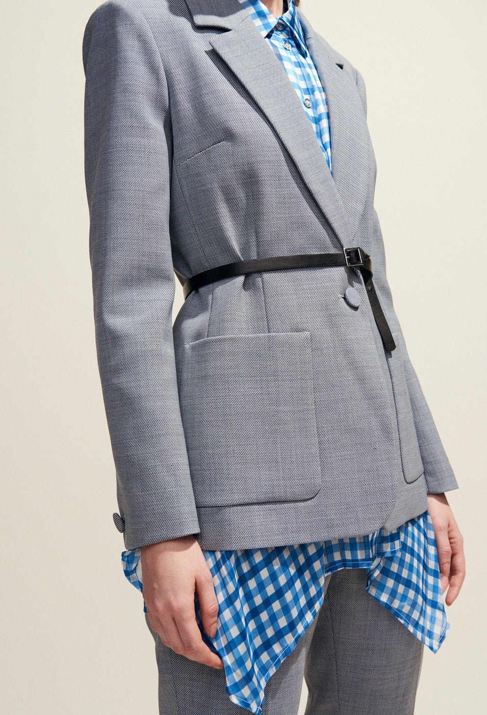 Claudie Pierlot - Chemise Sans Manche - Camomille - Bleuet