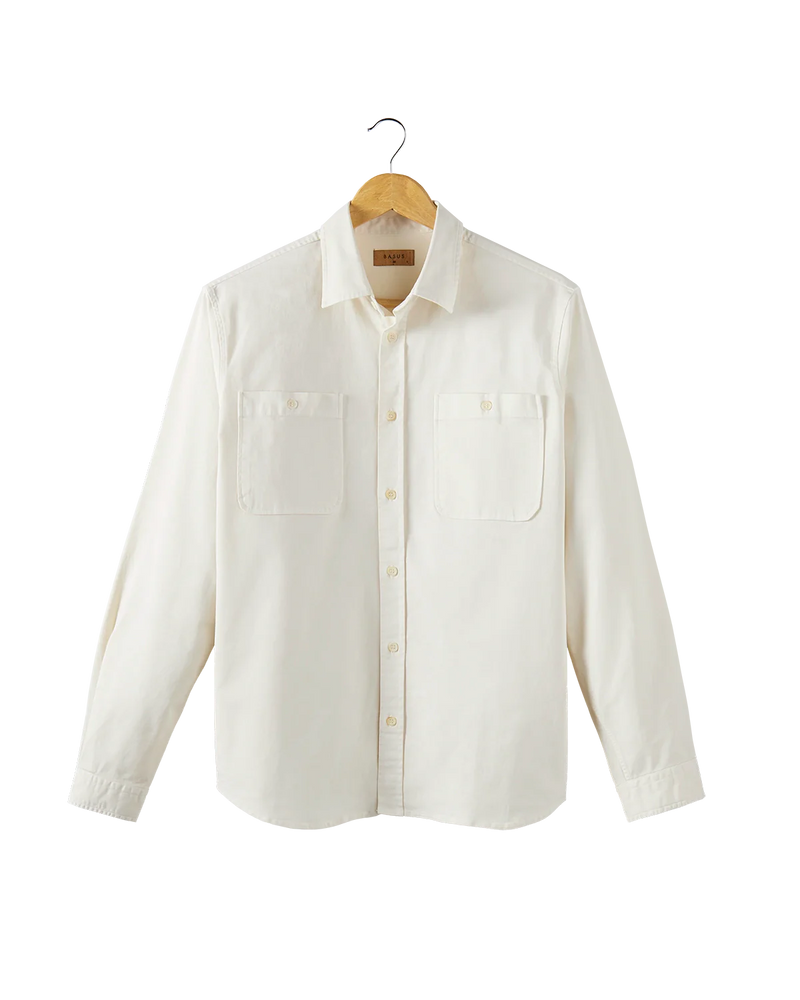 chemise en twill blanche - packshot