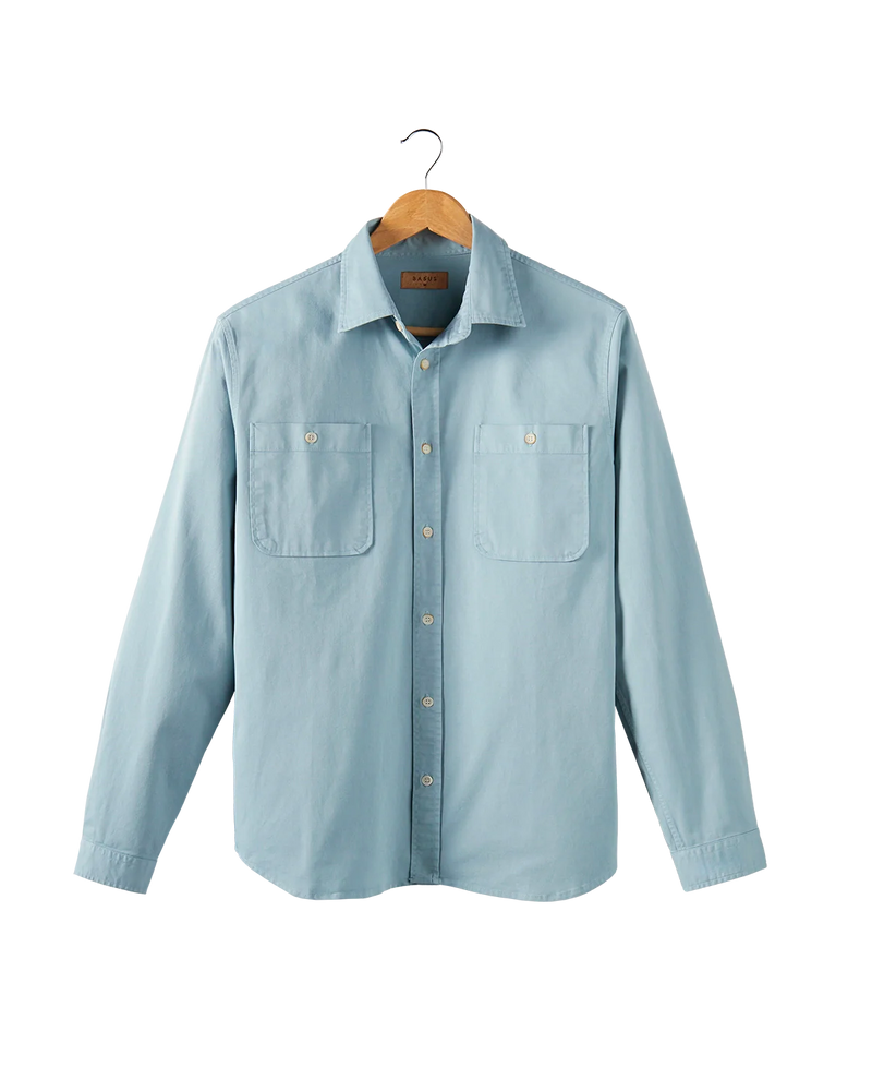 chemise twill bleu ciel - packshot