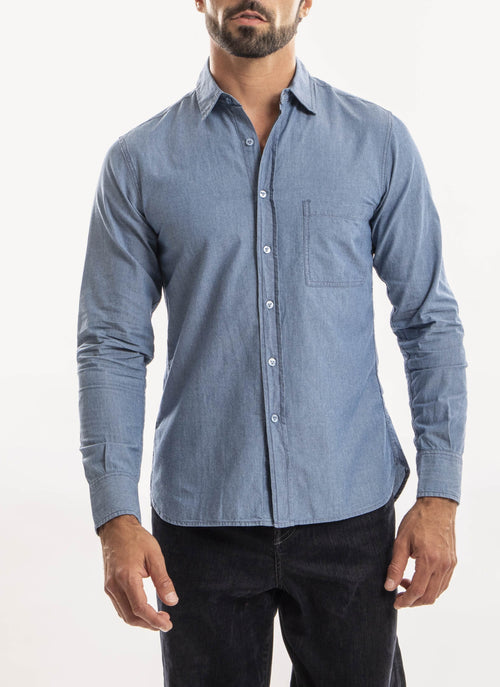 Vilebrequin - Chemise Cardan - Dark Denim W1 - Homme