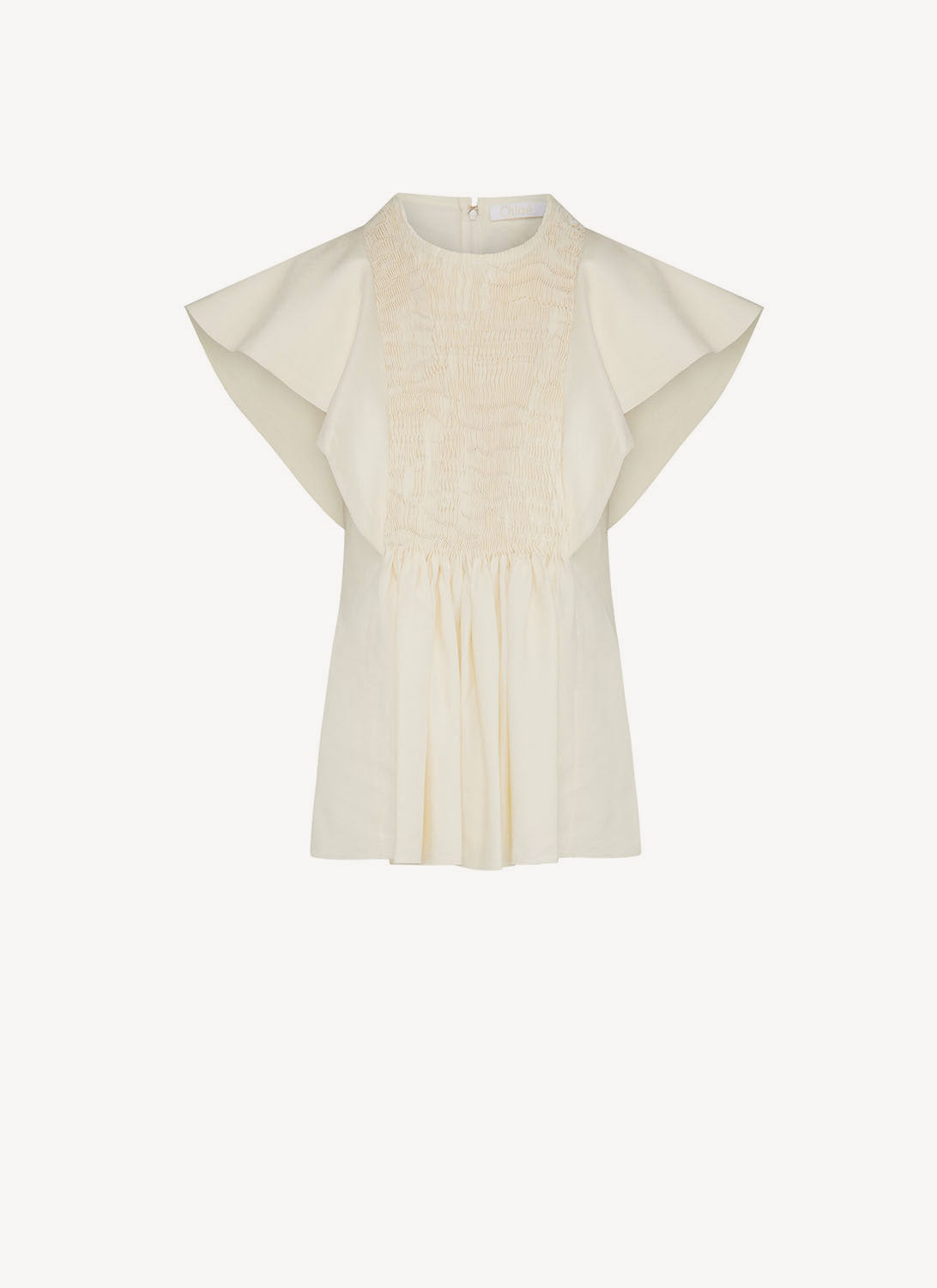Chloe - Blouse - Beige - Femme