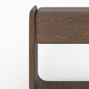 Table de chevet Eléa en placage noyer