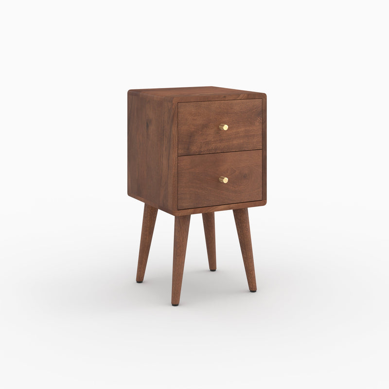 Table de chevet Oréa en bois de manguier