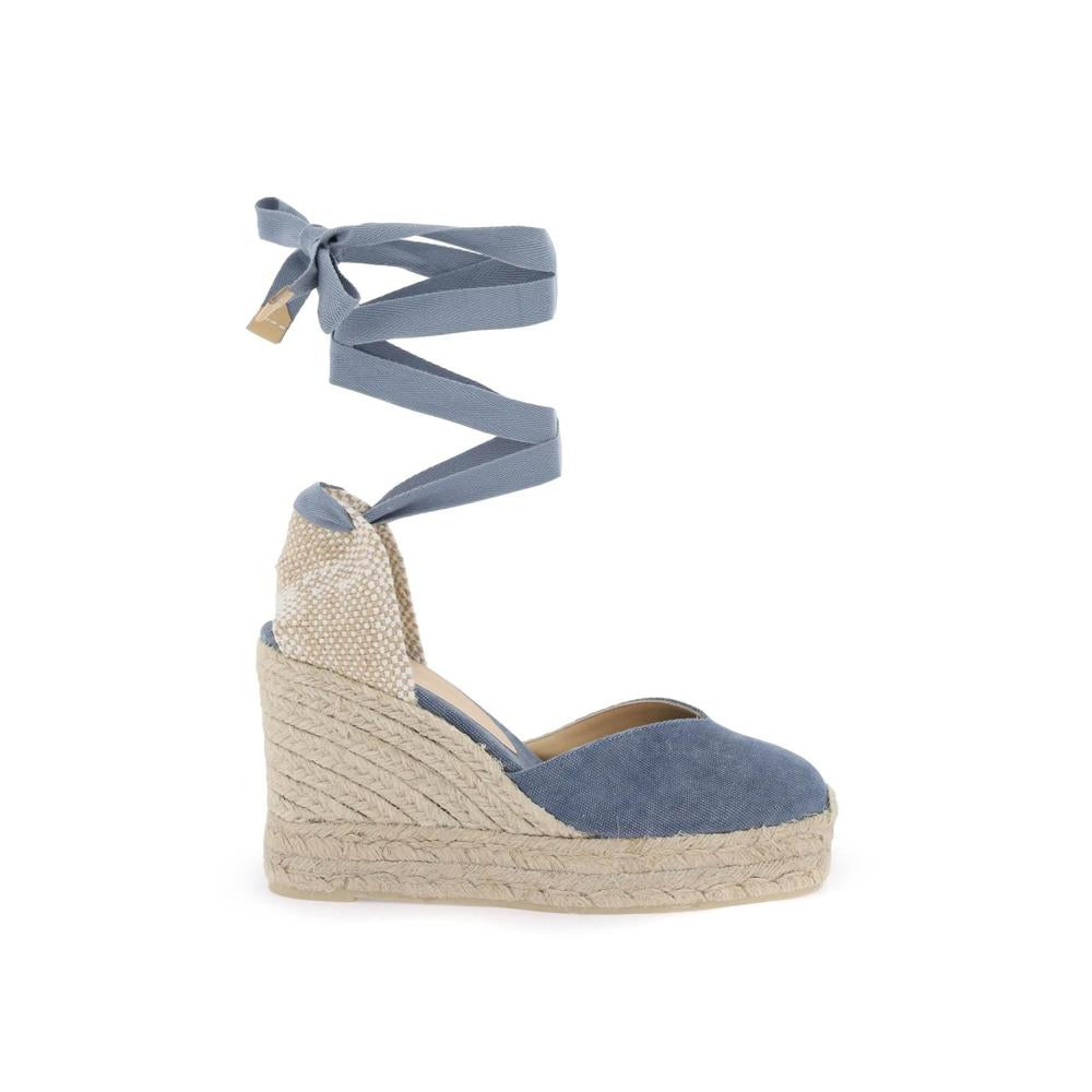 Sandalias Chiara Wedge Espadrilles - Azul - Mujer