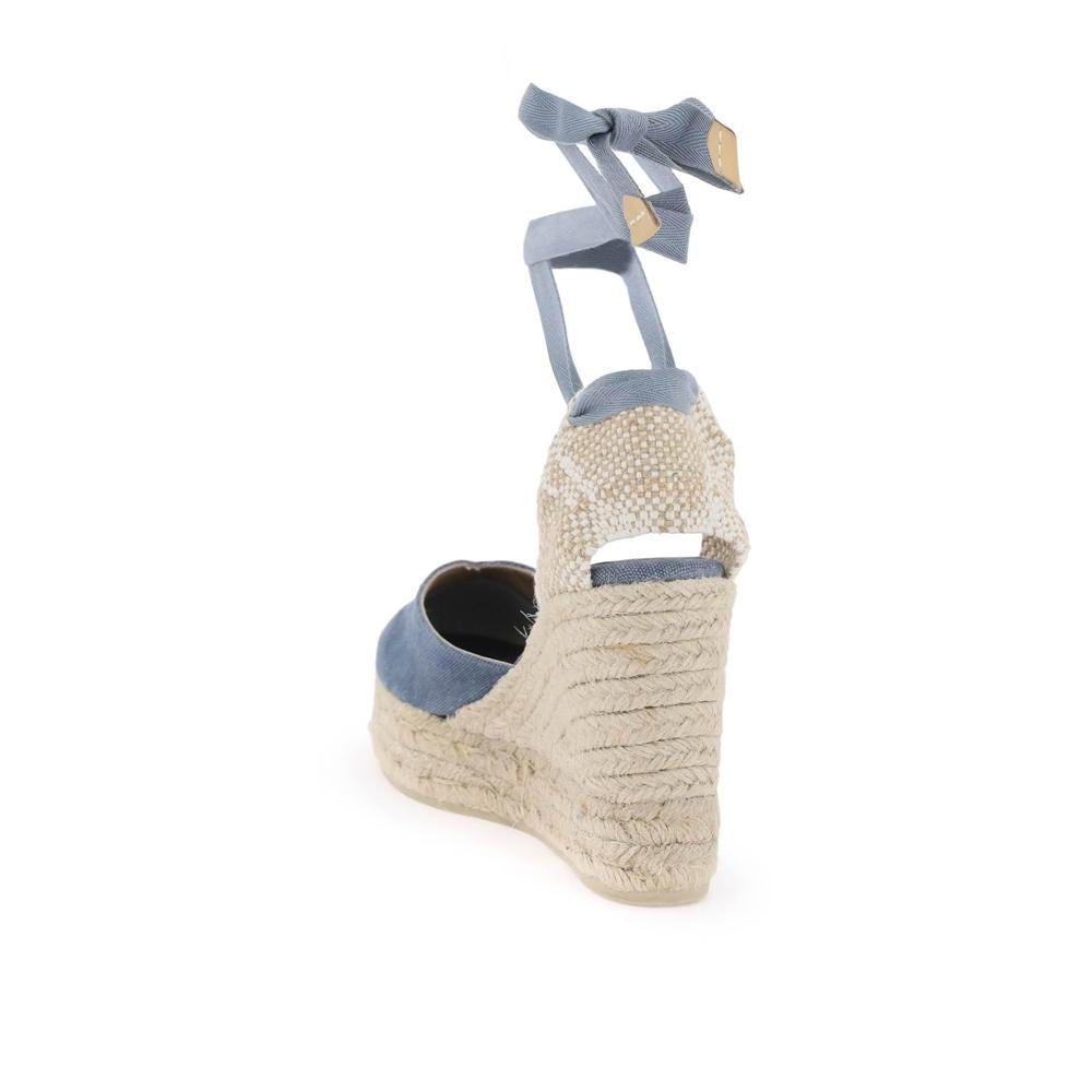 Sandalias Chiara Wedge Espadrilles - Azul - Mujer