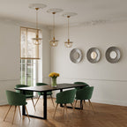 Chiara - Lot De 2 Chaises En Velours Vert