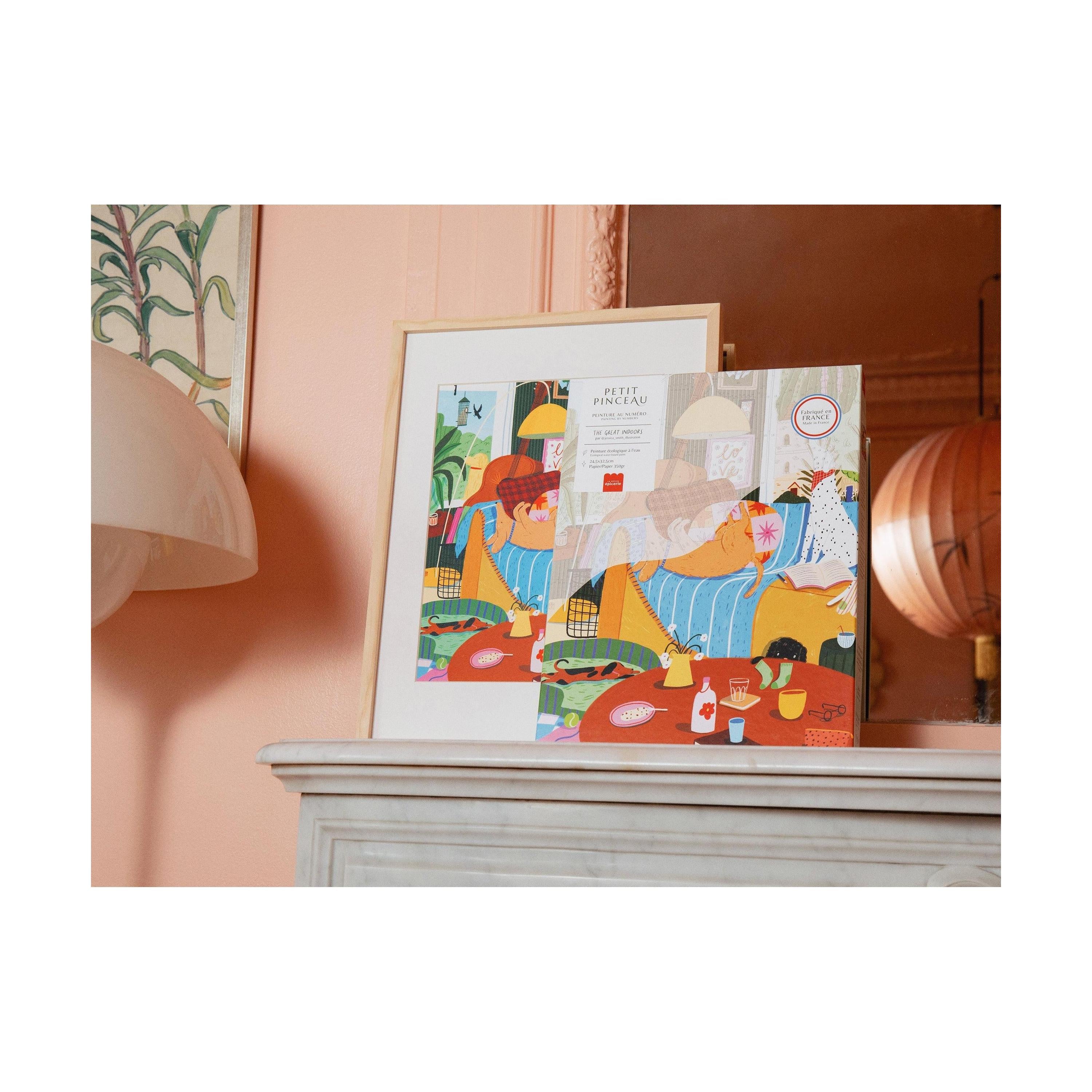 Coffret Peinture Au Numéro - Petit Pinceau - Great Indoors