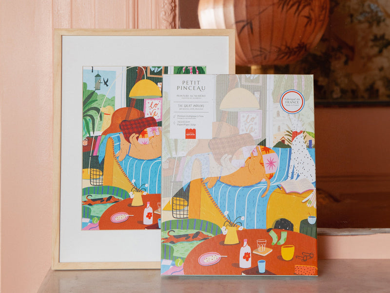 Coffret Peinture Au Numéro - Petit Pinceau - Great Indoors