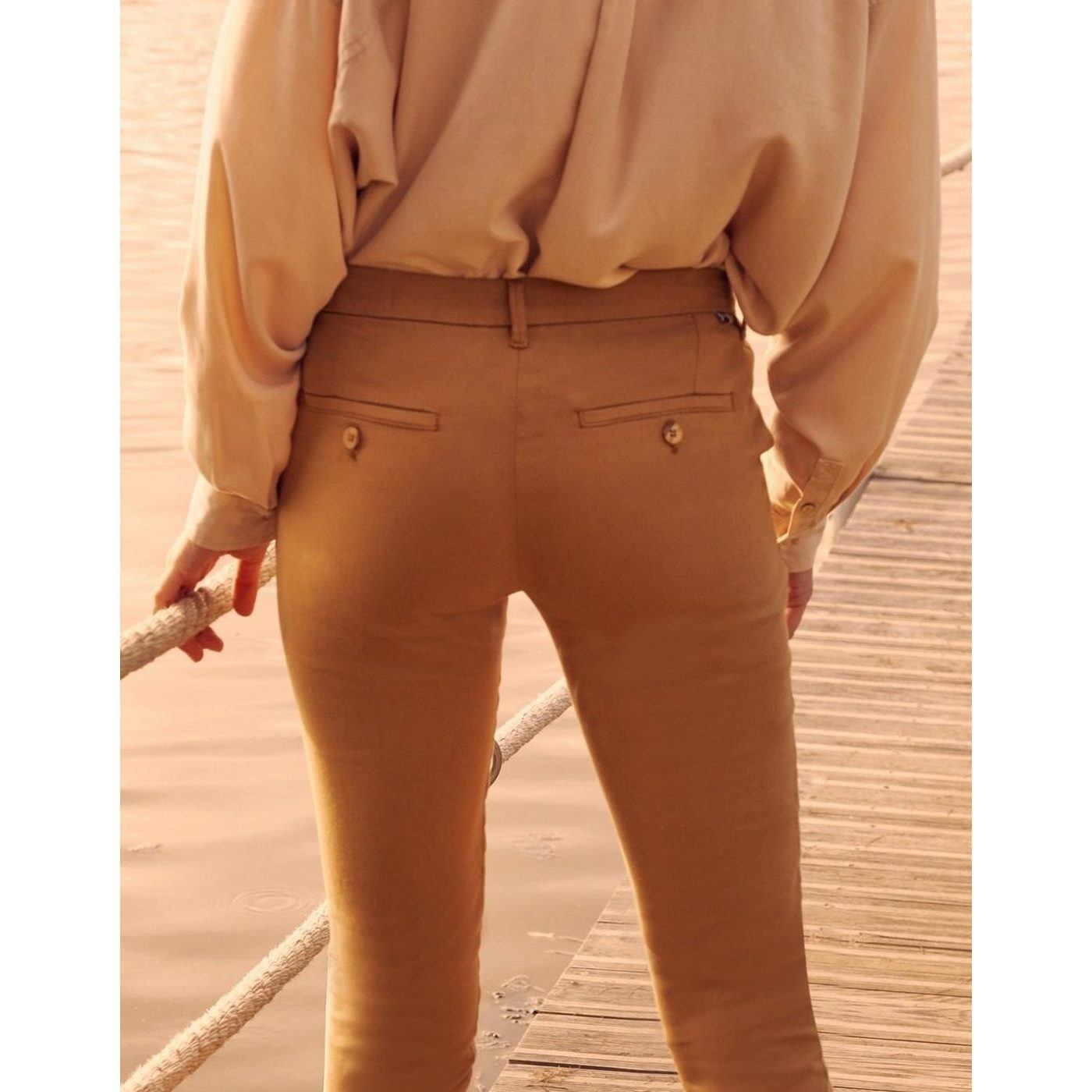 Pantalon Chino Sandy 2 Basic - Bronze Mist