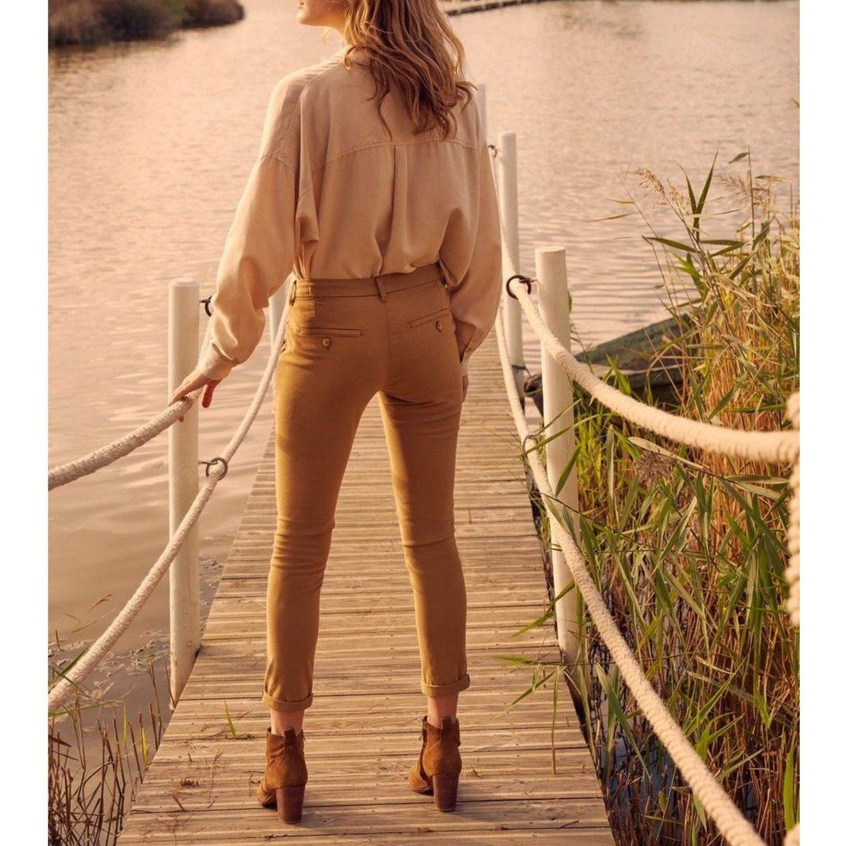 Pantalon Chino Sandy 2 Basic - Bronze Mist