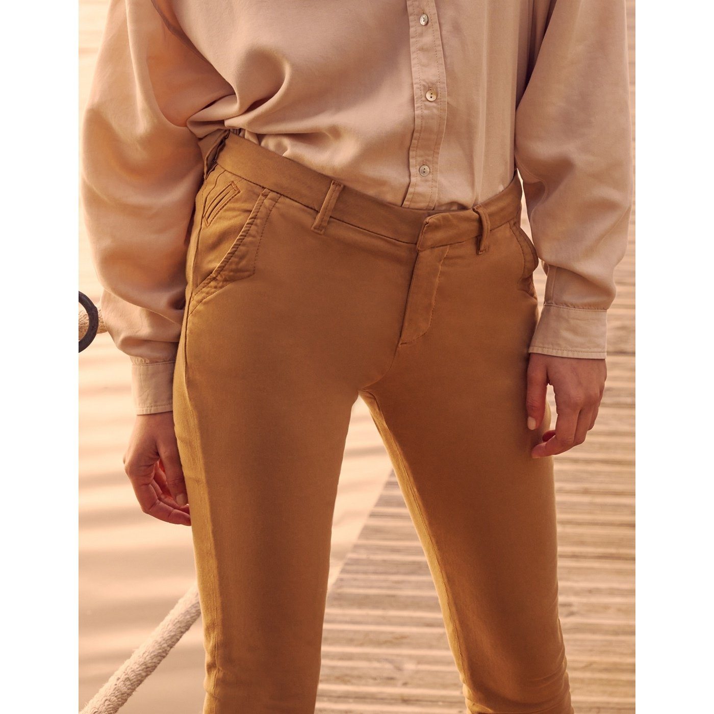 Pantalon Chino Sandy 2 Basic - Bronze Mist