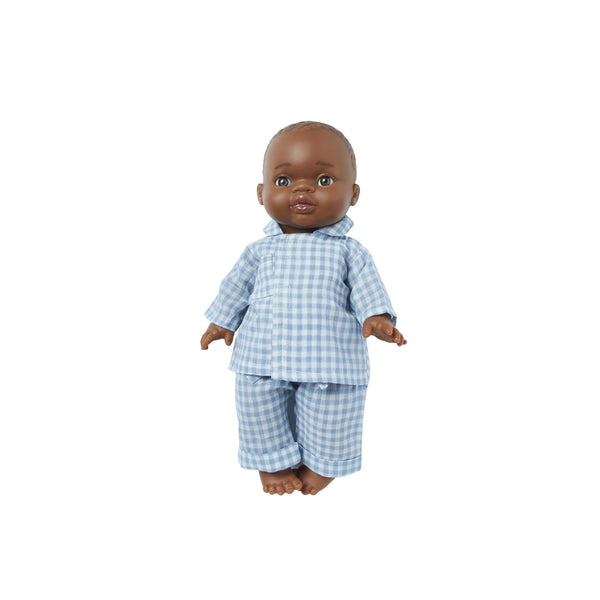 Lalka Chouchou w piżamie Blue Ecru Vichy