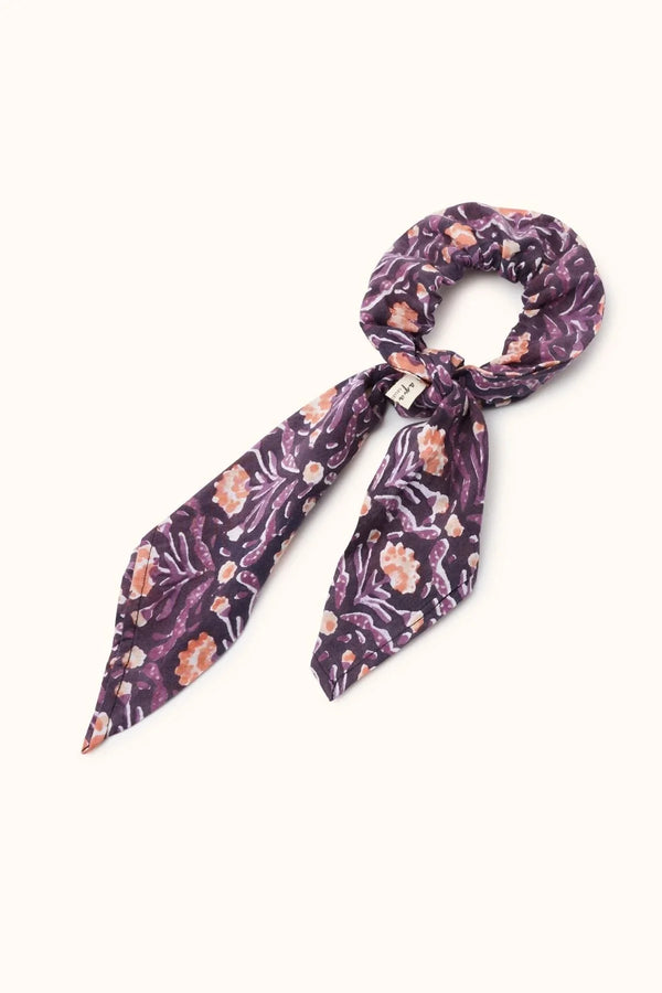 Mano Scarf Scrunchie - Cactus Navy
