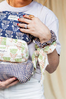 Chouchou Foulard Mano "Tresse" - Celery