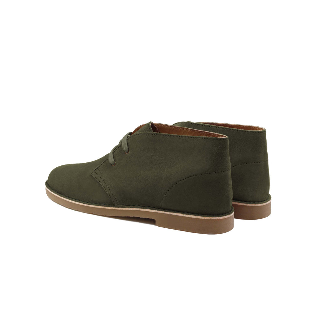 Chukka Boots Cuir Daim Kaki - Homme
