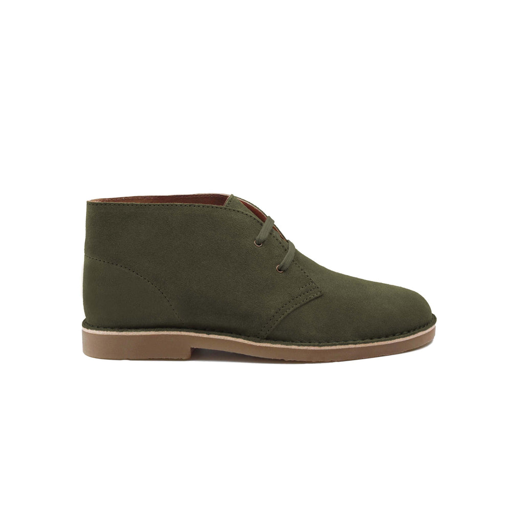 Chukka Boots Cuir Daim Kaki - Homme