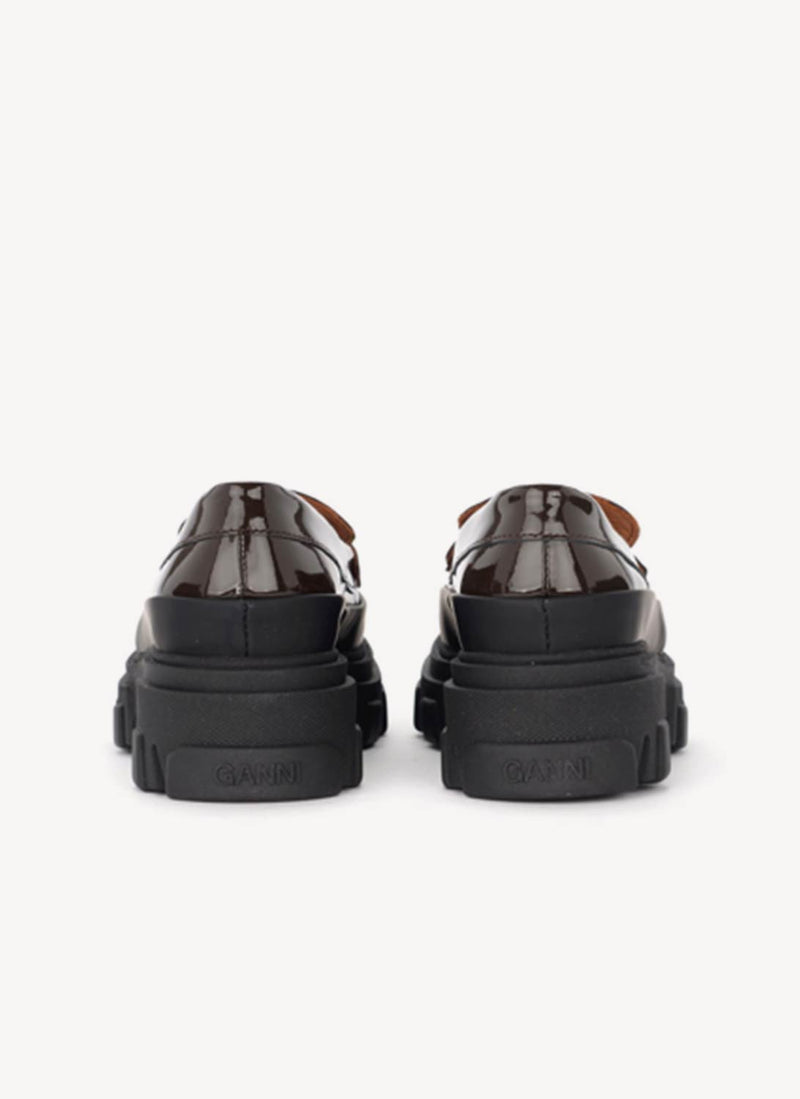 Ganni - Mocassins Chunky - Mole - Femme