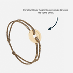 Bracelet Scaph - Or Pailleté