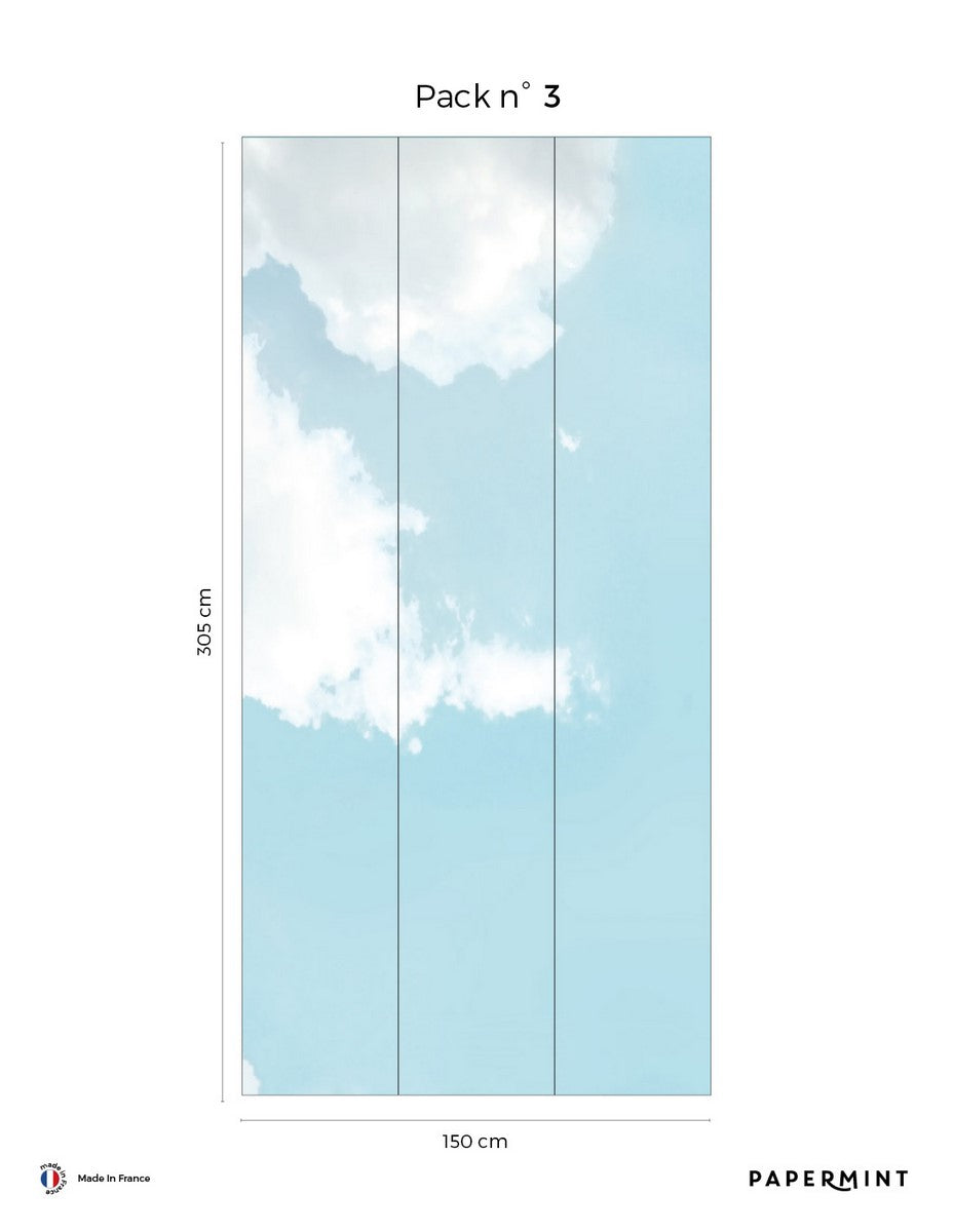 Ciel - Summer Blue Wall Mural