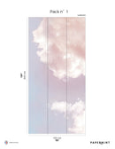 Sky Mural - Sunset Pink