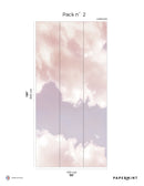 Sky Mural - Sunset Pink