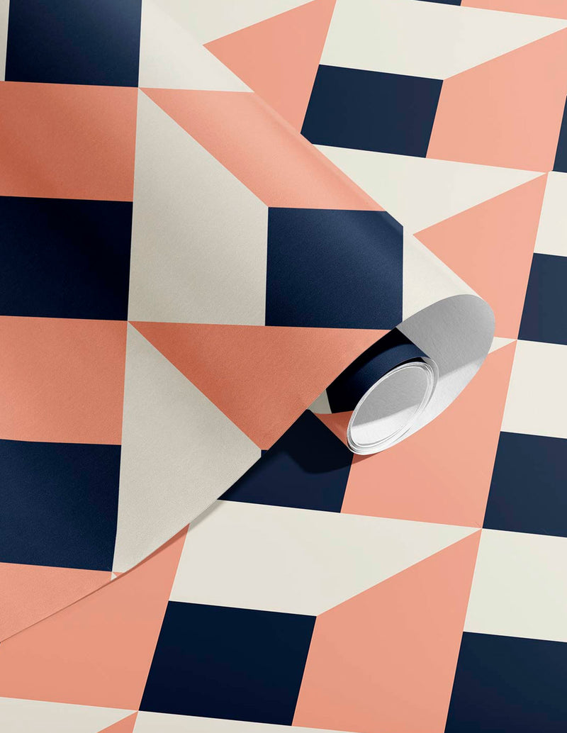 Papel pintado Cielda - Coral