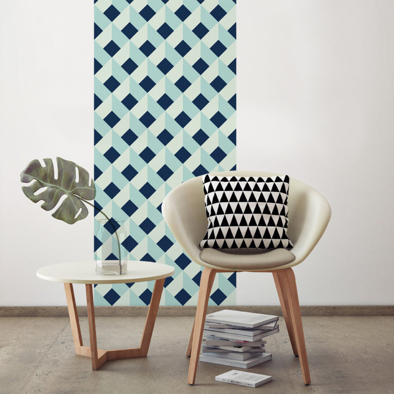 Papier Peint Cielda - Bleu