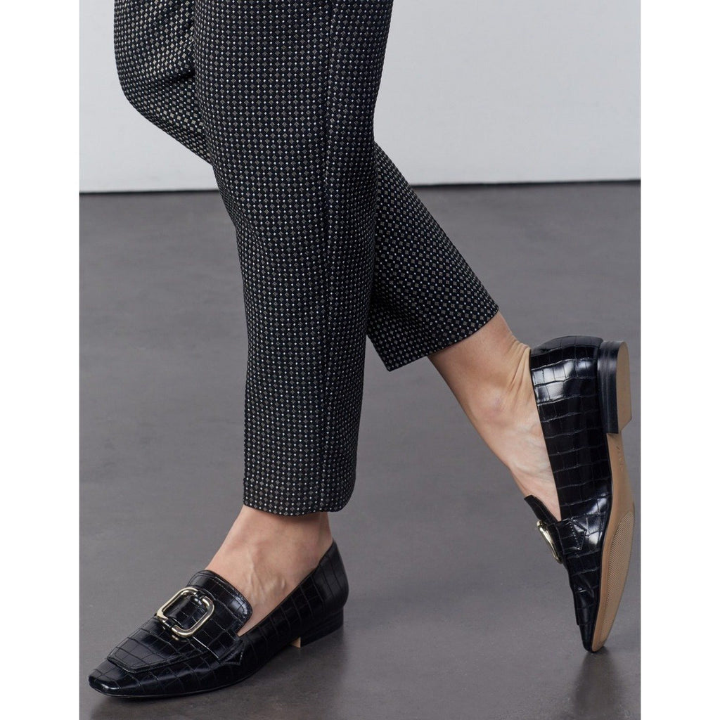 Cigarette Highwaist Cropped Ava Fancy - Black Diamond - Women