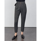 Cigarette Highwaist Cropped Ava Fancy - Black Diamond - Women