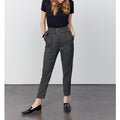 Cigarette Highwaist Cropped Ava Fancy - Black Diamond - Women